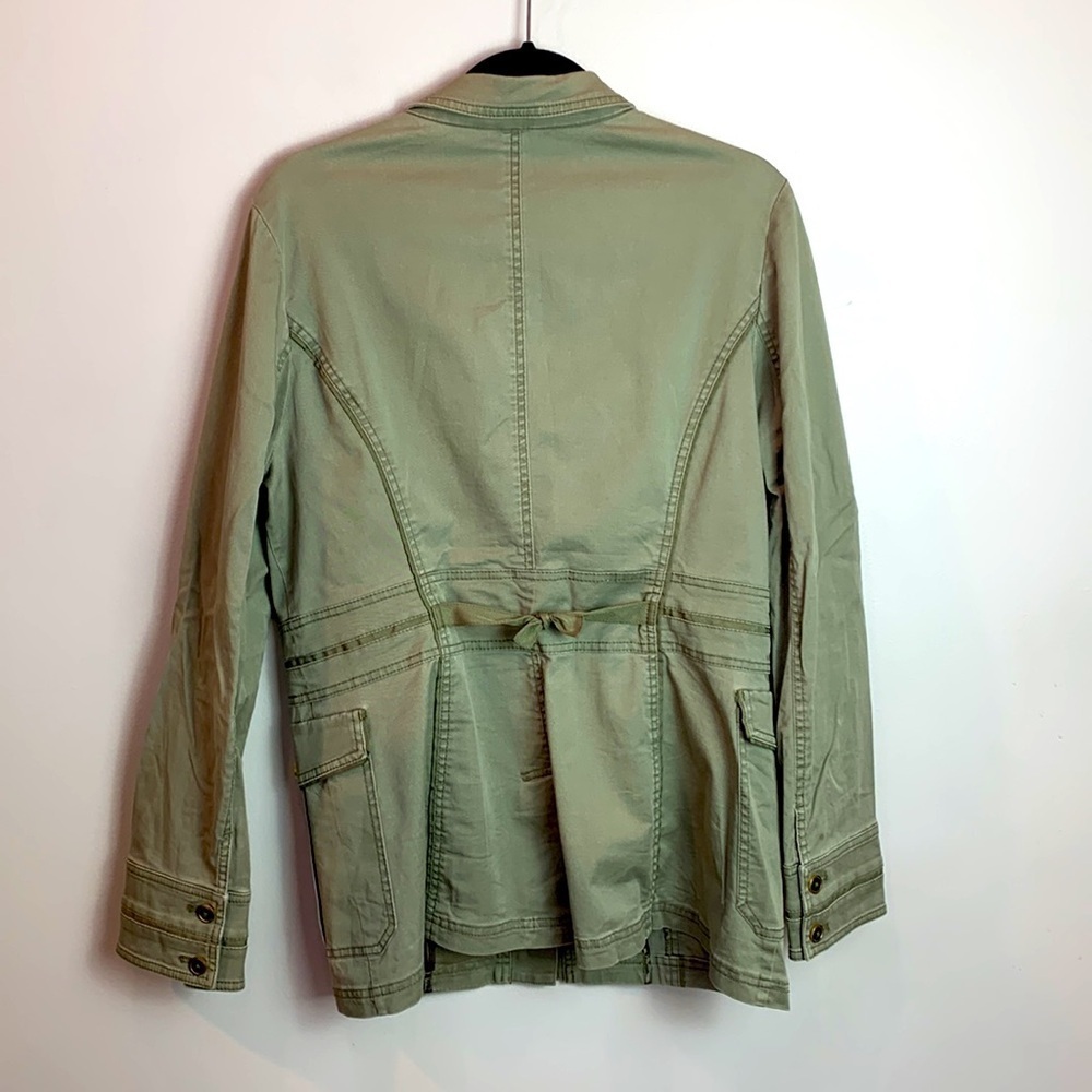 White House Black Market Military Field Jacket in Forrest NEW! - Picture 8 of 11
